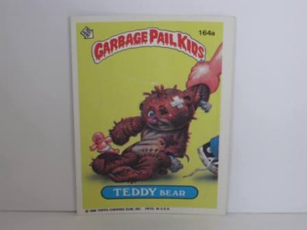 164a TEDDY Bear 1986 Topps Garbage Pail Kids Card